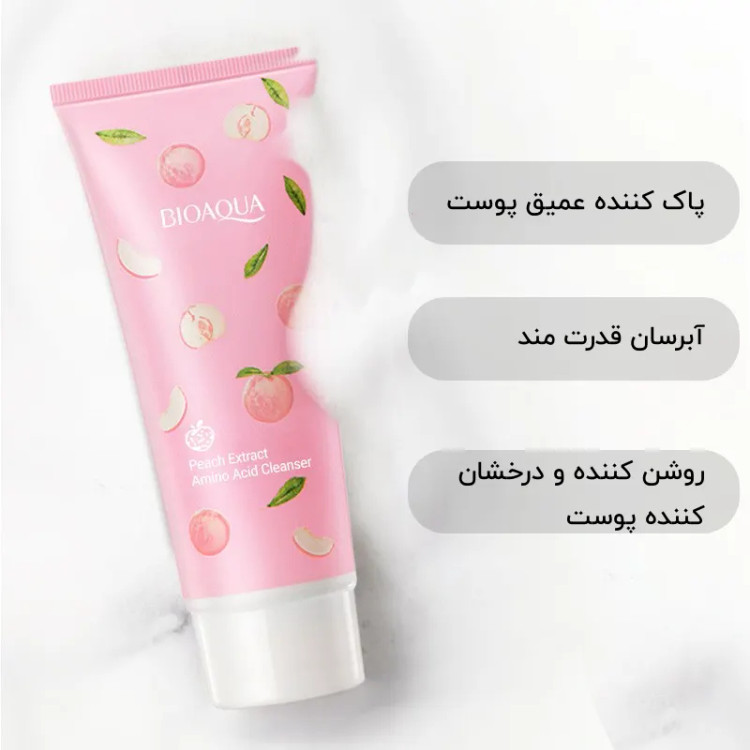 فوم شستشوی هلو ی بیواکوا